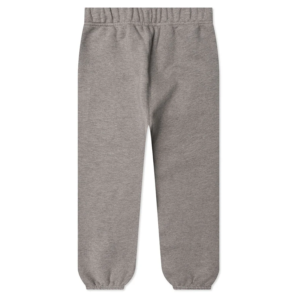 Kid's Fleece Essential Sweatpant - Heather Gray - Image 2