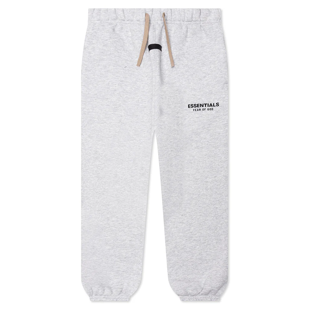 Kid's Fleece Essential Sweatpant - Light Heather Gray