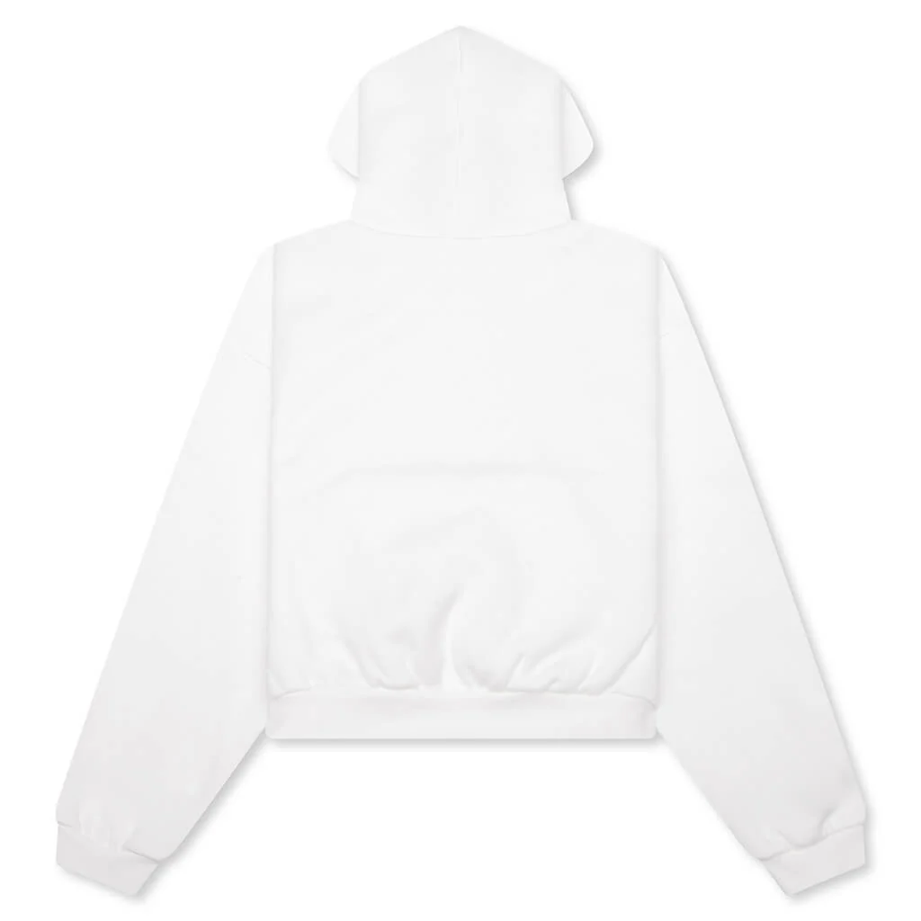 Kid's Fleece Hoodie - Cloud White - Image 2