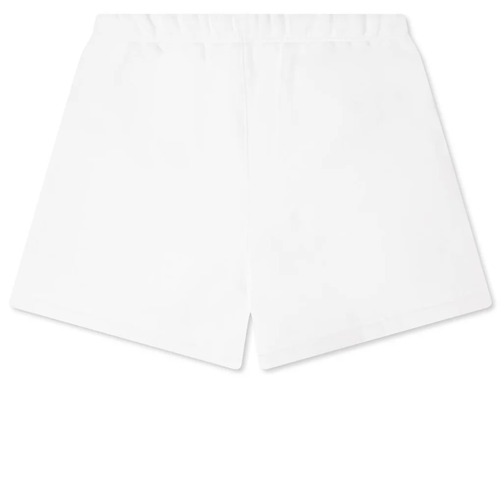 Kid's Fleece Soccer Short - Cloud White - Image 2