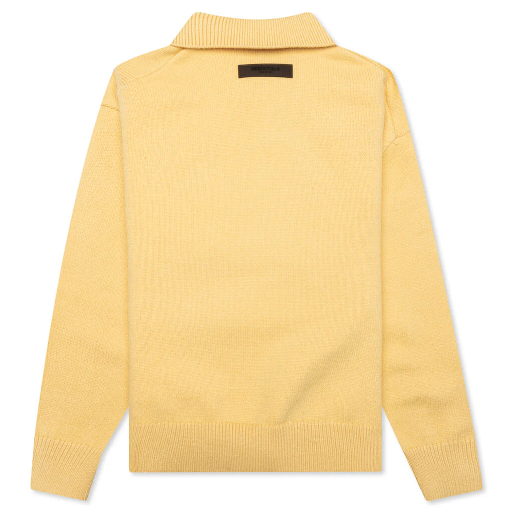 Kid's Knit Polo - Light Tuscan - Image 2