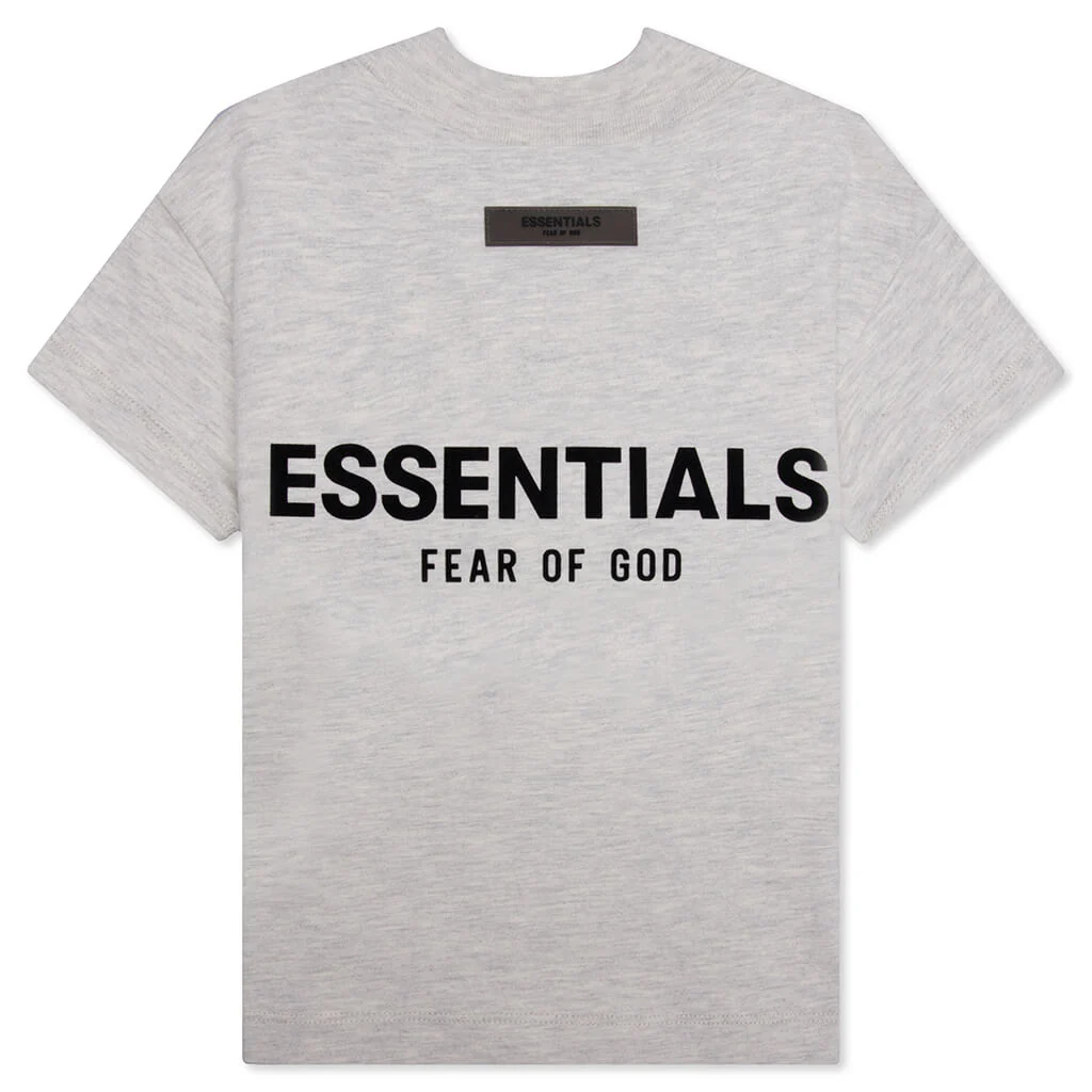 Essentials Kid's Core Tee - Light Oatmeal