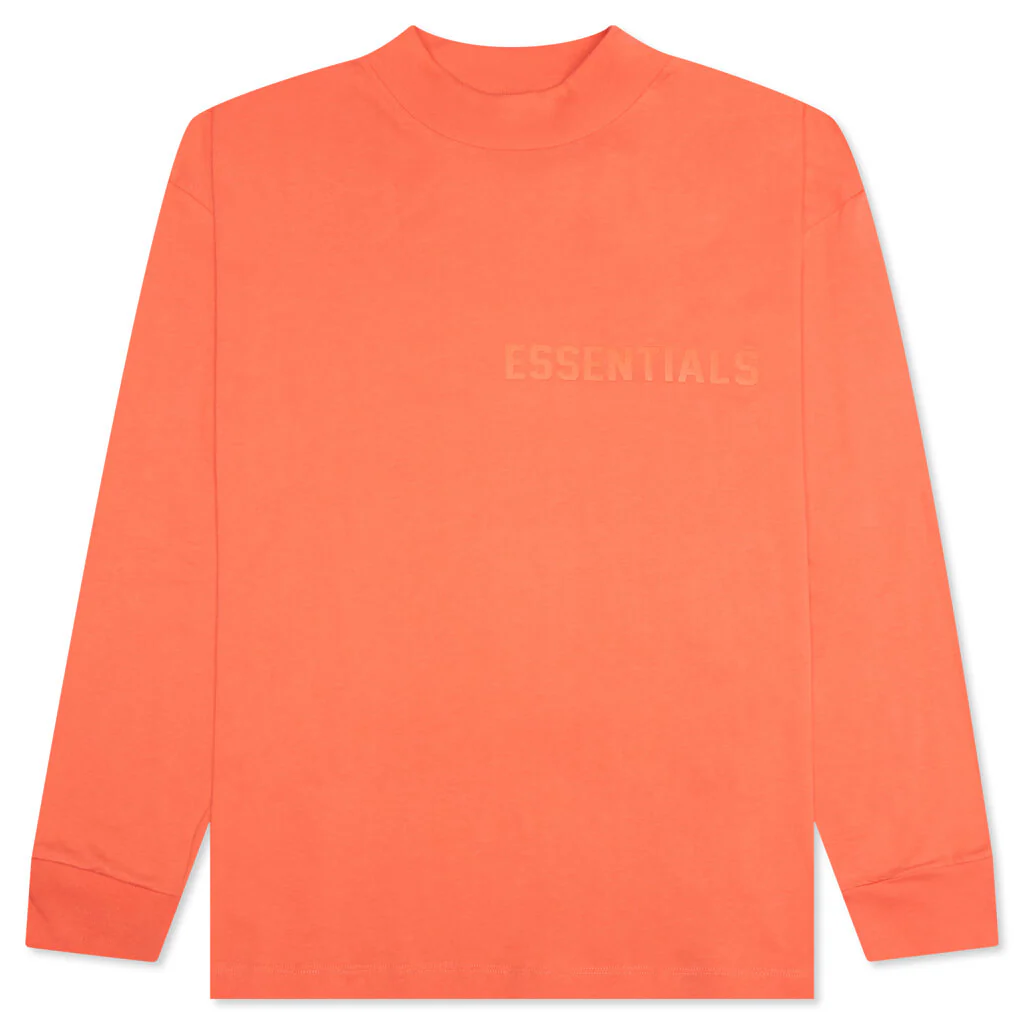 Essentials L/S Tee - Coral