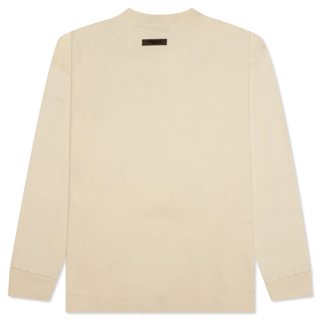 Essentials L/S Tee - Egg Shell - Image 2