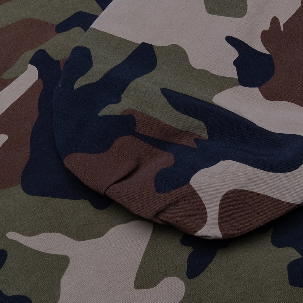 Military Nylon Hooded Anorak - Woodland Camo - Image 3
