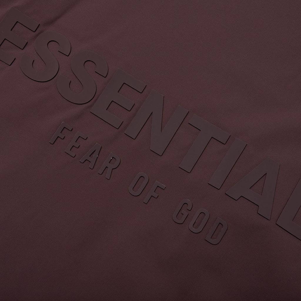 Nylon Filled Shirt Jacket - Plum - Image 5