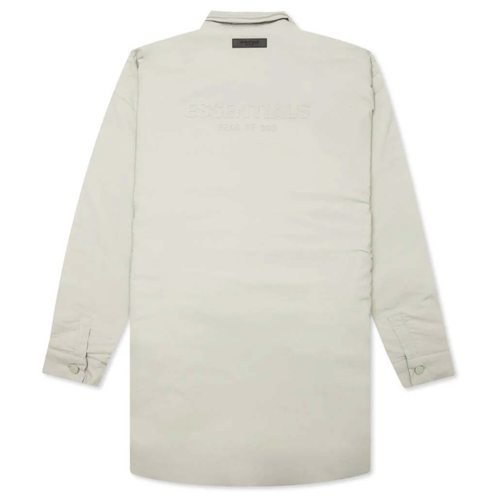 Nylon Filled Shirt Jacket - Seal - Image 2