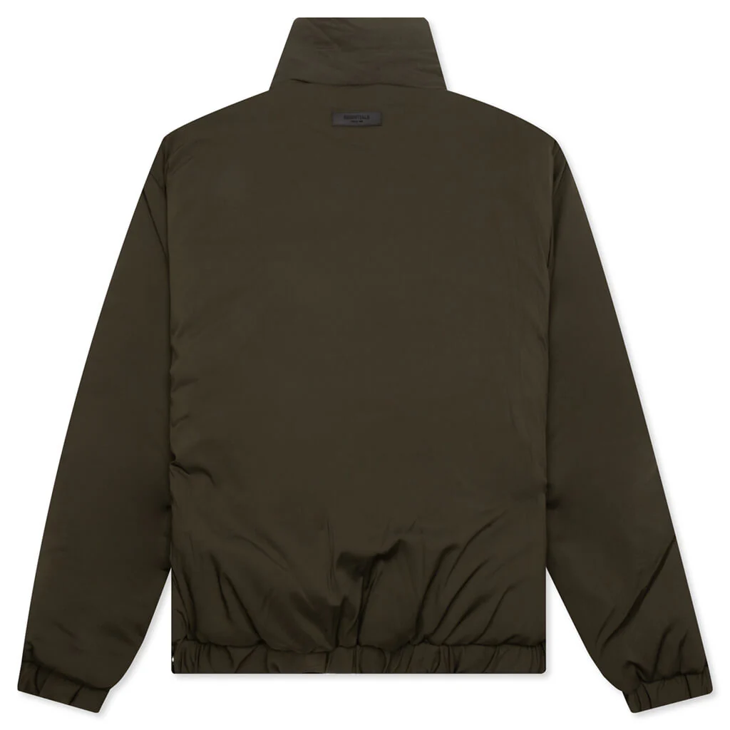 Nylon Puffer Jacket - Off Black - Image 2