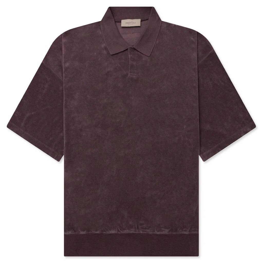 S/S Polo - Plum