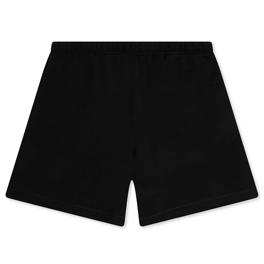 Soccer Fleece Shorts - Jet Black - Image 2