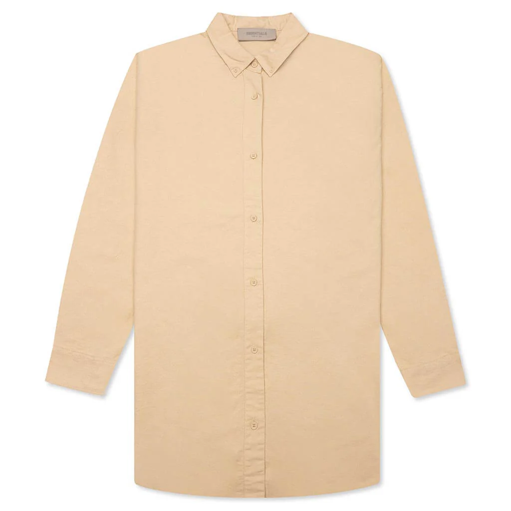 Women's L/S Oxford - Sand