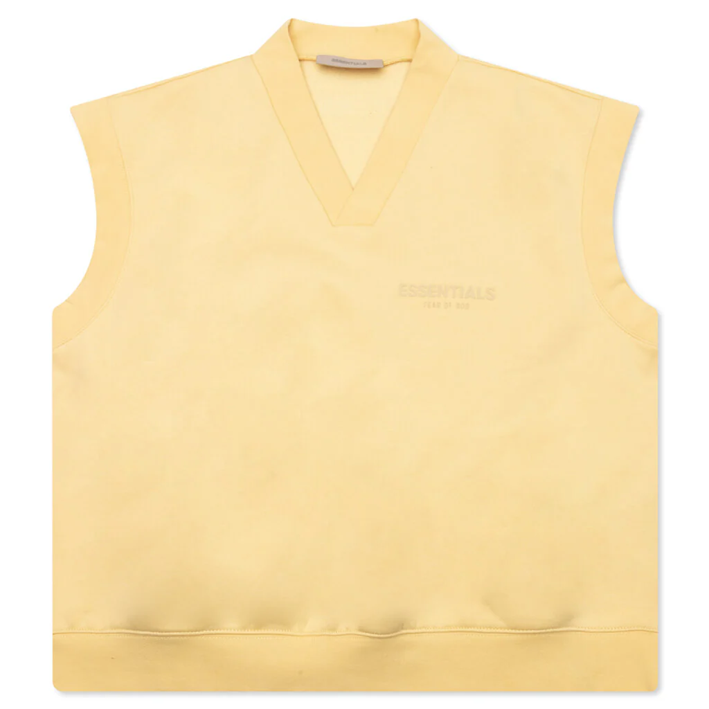 Women's V Neck Vest - Light Tuscan