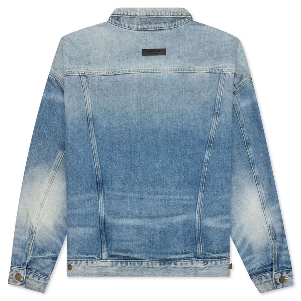 Essentials Trucker Jacket - Indigo - Image 2