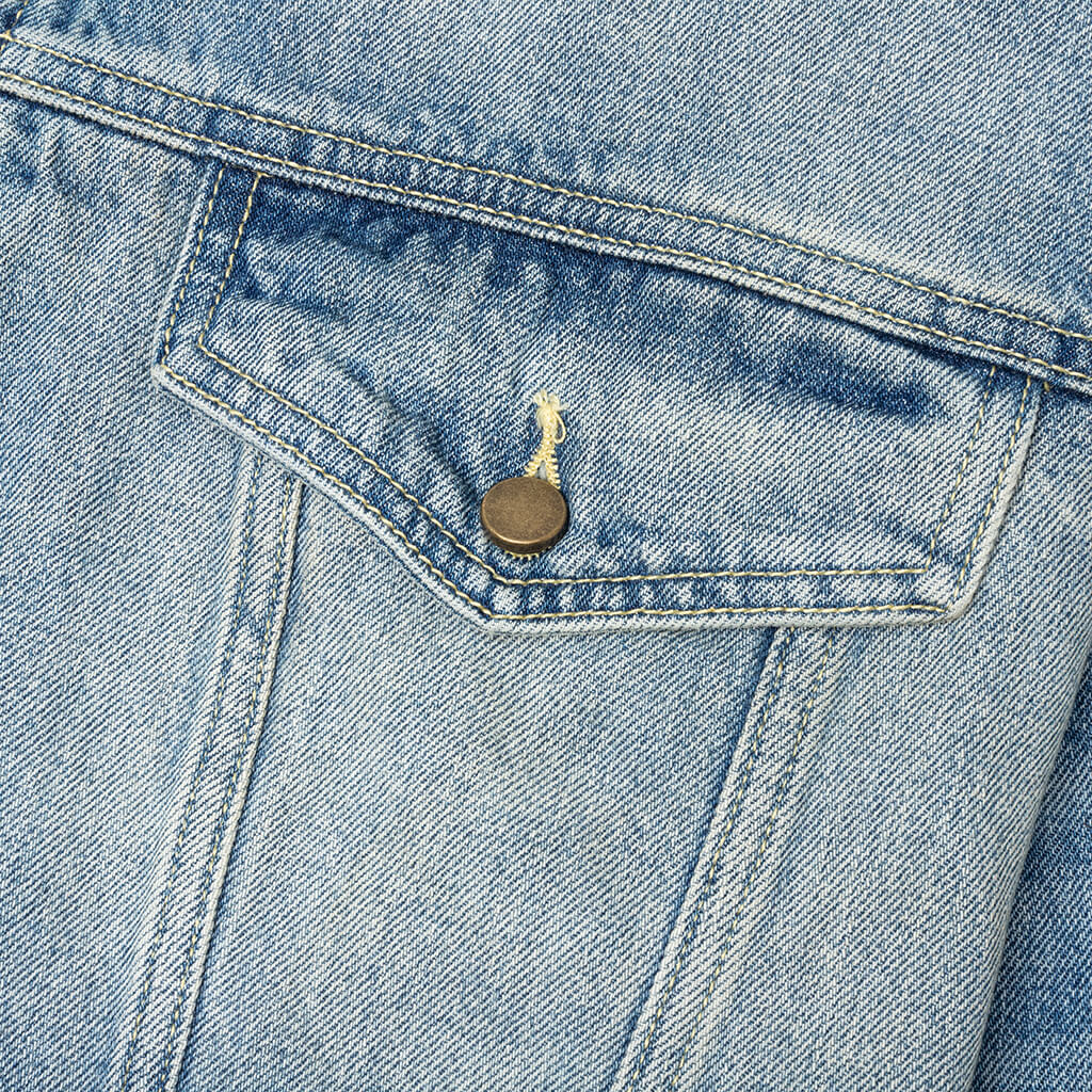 Essentials Trucker Jacket - Indigo - Image 4