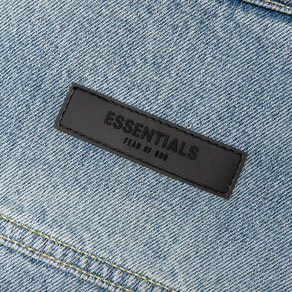 Essentials Trucker Jacket - Indigo - Image 5