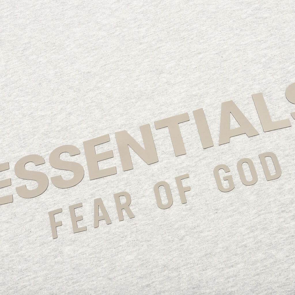 V-Neck T-Shirt T-Shirt - Light Heather Grey - Image 4