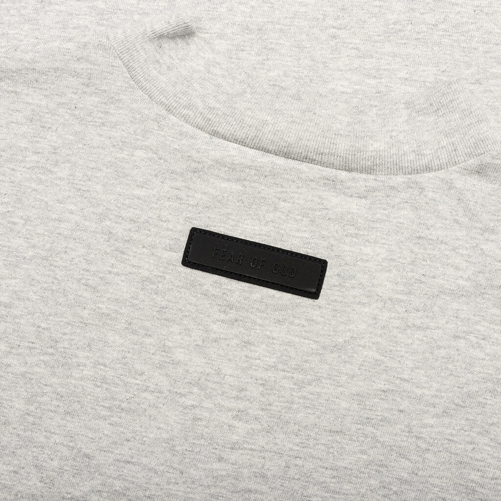 V-Neck T-Shirt T-Shirt - Light Heather Grey - Image 5