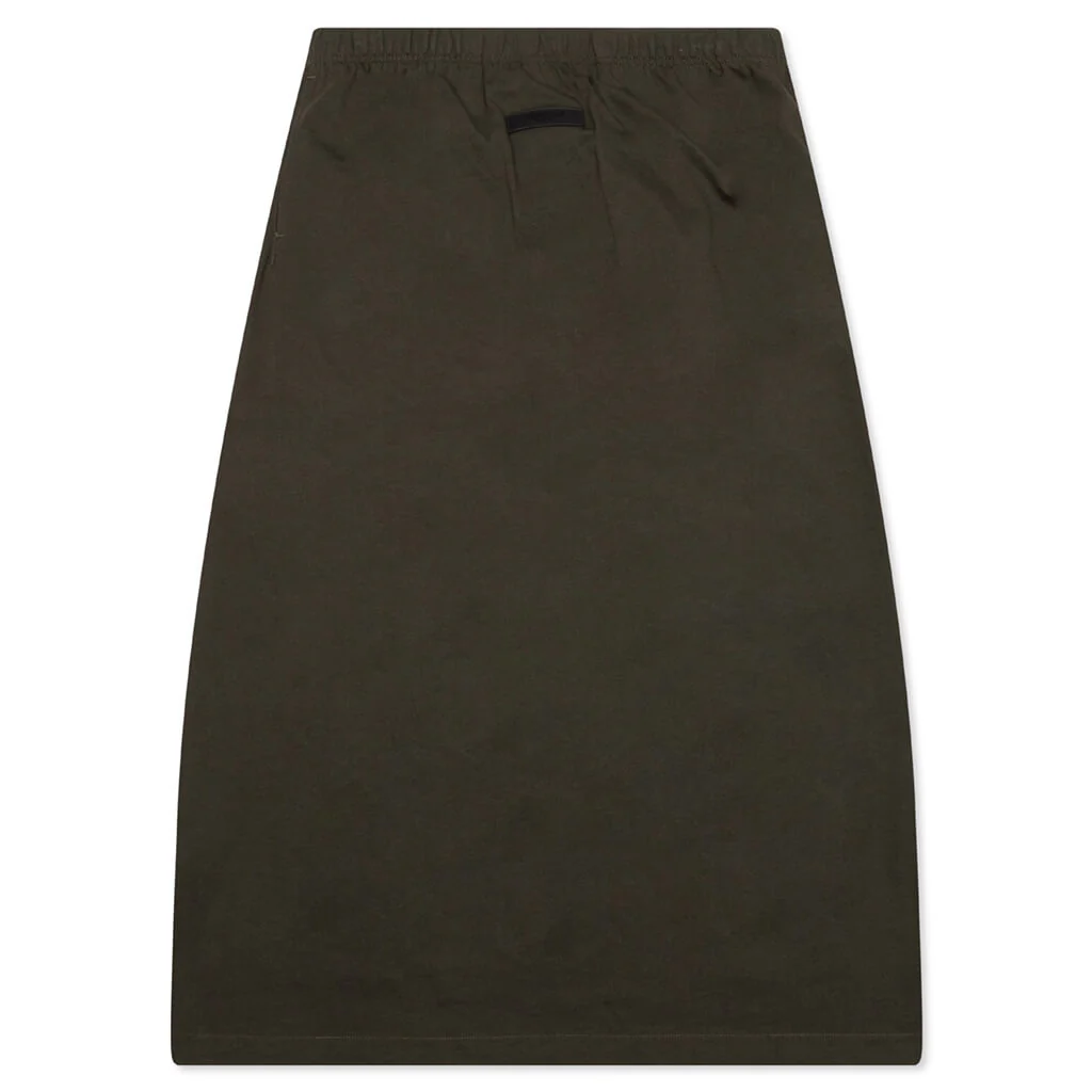 Women's Long Skirt - Off Black