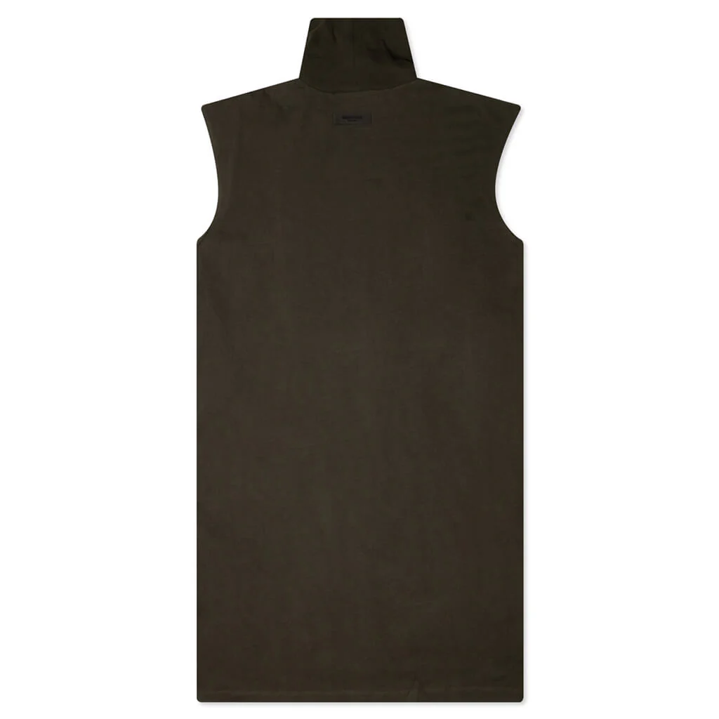 Women's Sleeveless Dress - Off Black - Image 2