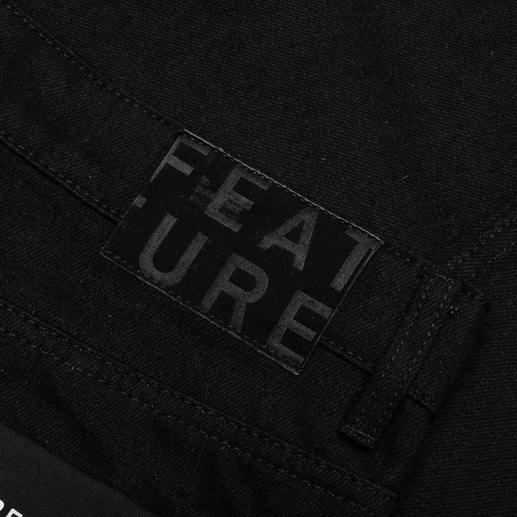 Jacob Tapered Denim - Jet Black - Image 5