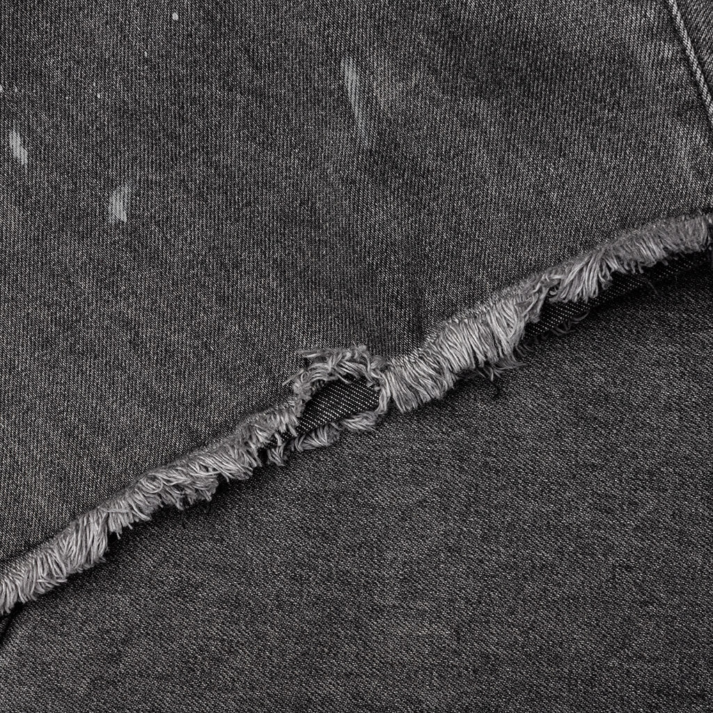 Berry Wide Denim Short - Vintage Black - Image 6