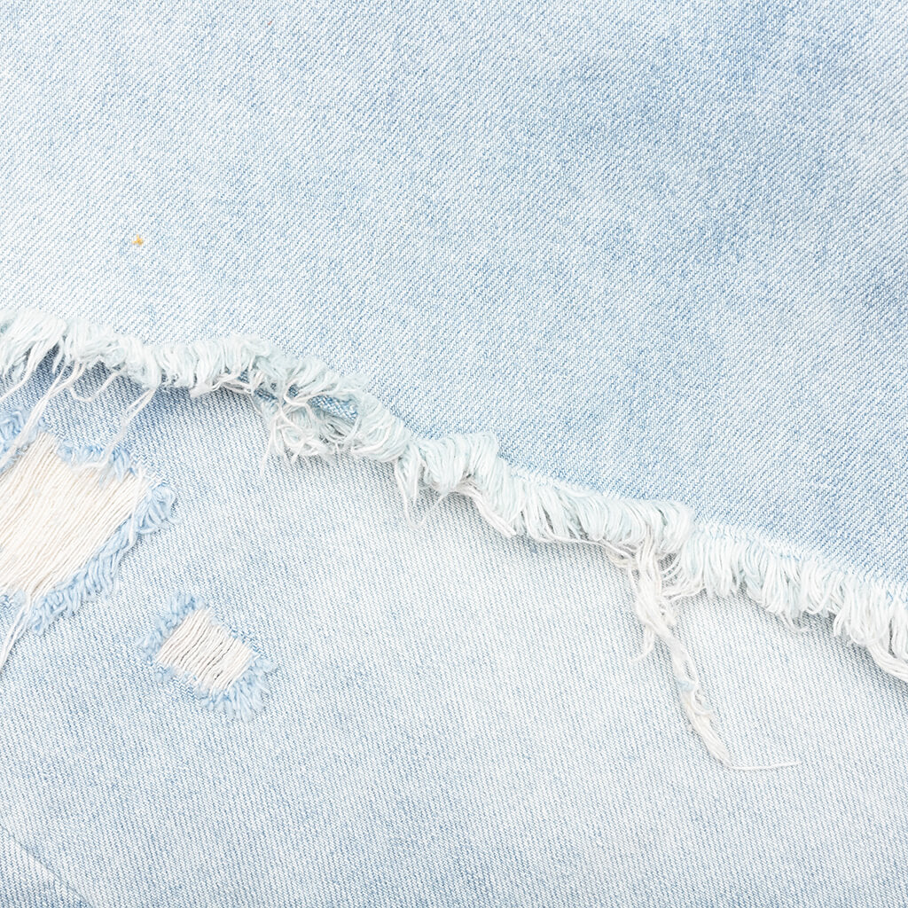 Berry Wide Denim Short - Vintage Light Blue - Image 4