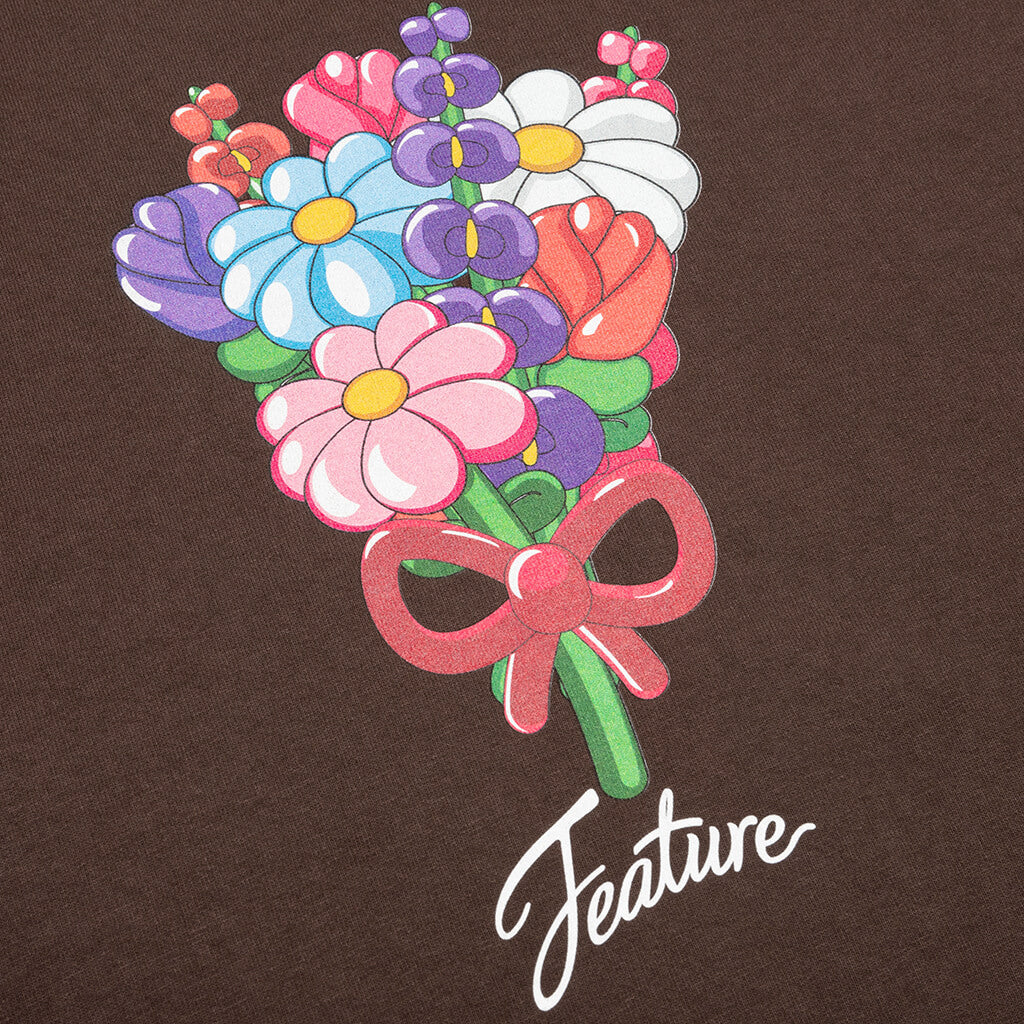 Bouquet Tee - Bitter Chocolate - Image 3