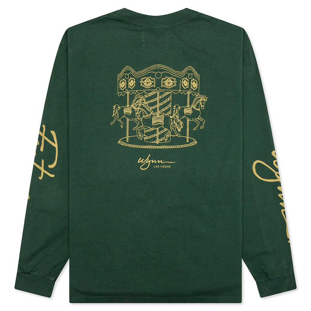 Feature x Wynn Carousel L/S Tee - Dark Green - Image 2