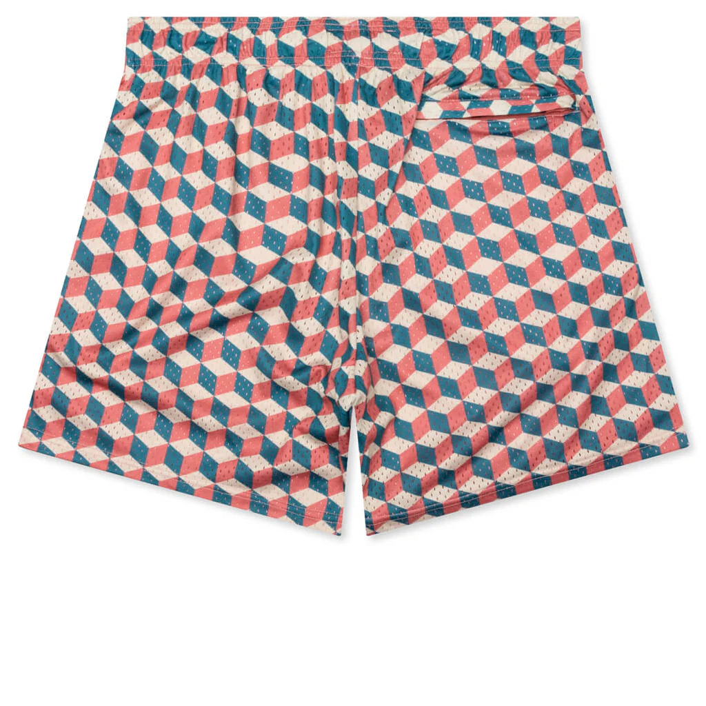 Cubert West Mesh Shorts - Coral - Image 2