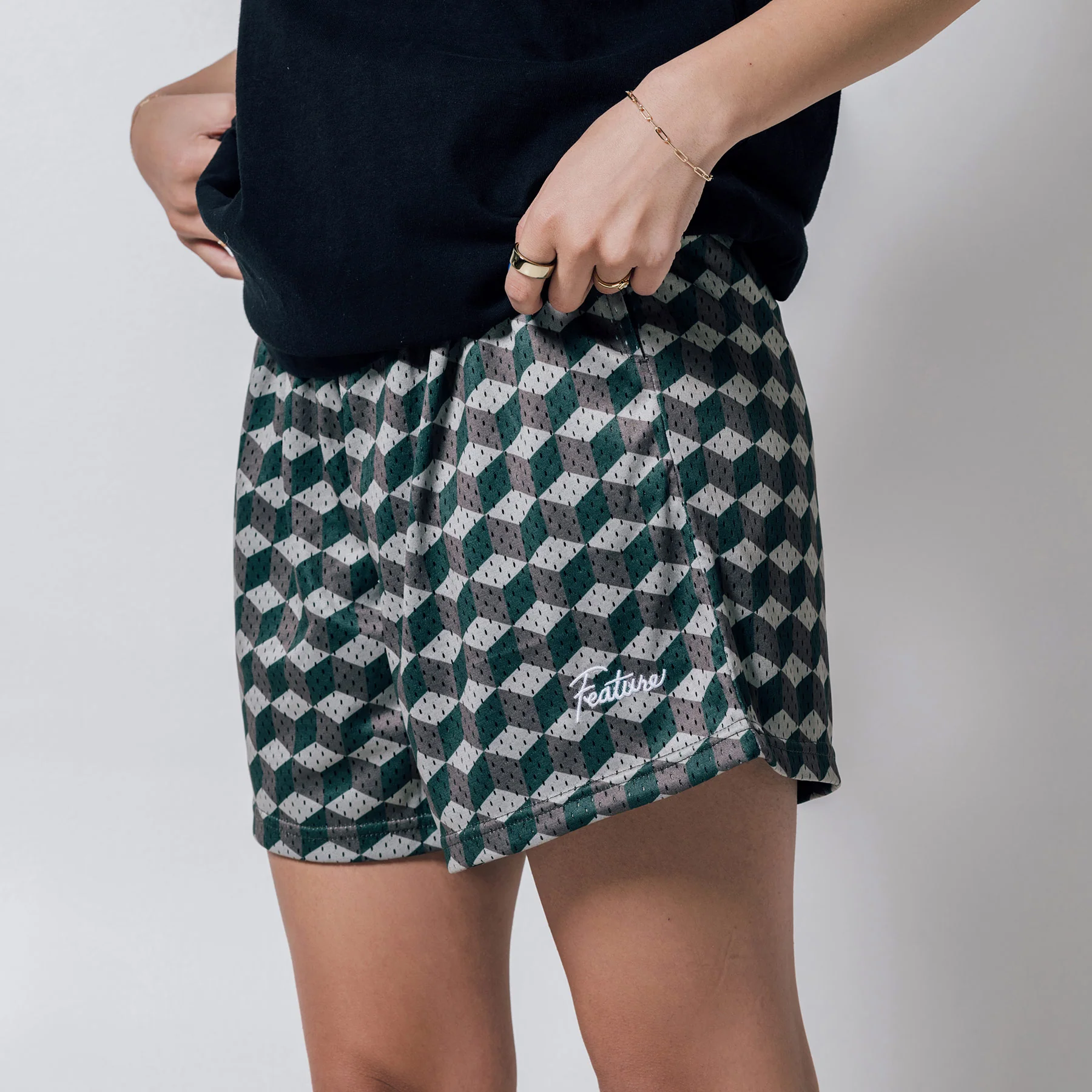 Cubert West Mesh Shorts - Coral - Image 8