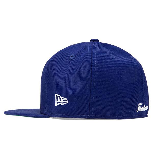 Feature x New Era Old English Fitted Hat - Royal - Image 4