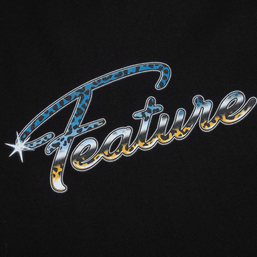 Fea-Tah Print Tee - Black - Image 3