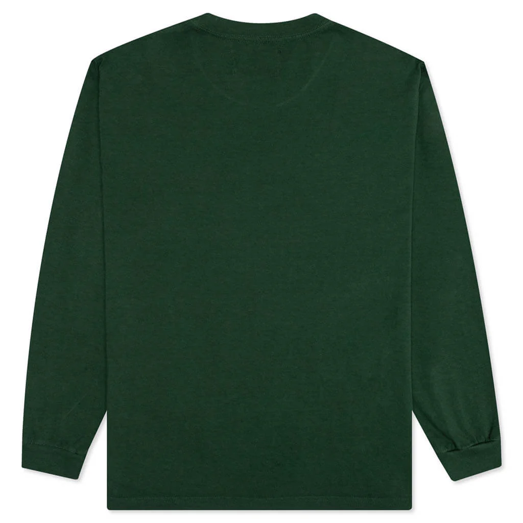 Fea-Tendo L/S Tee - Dark Green - Image 2