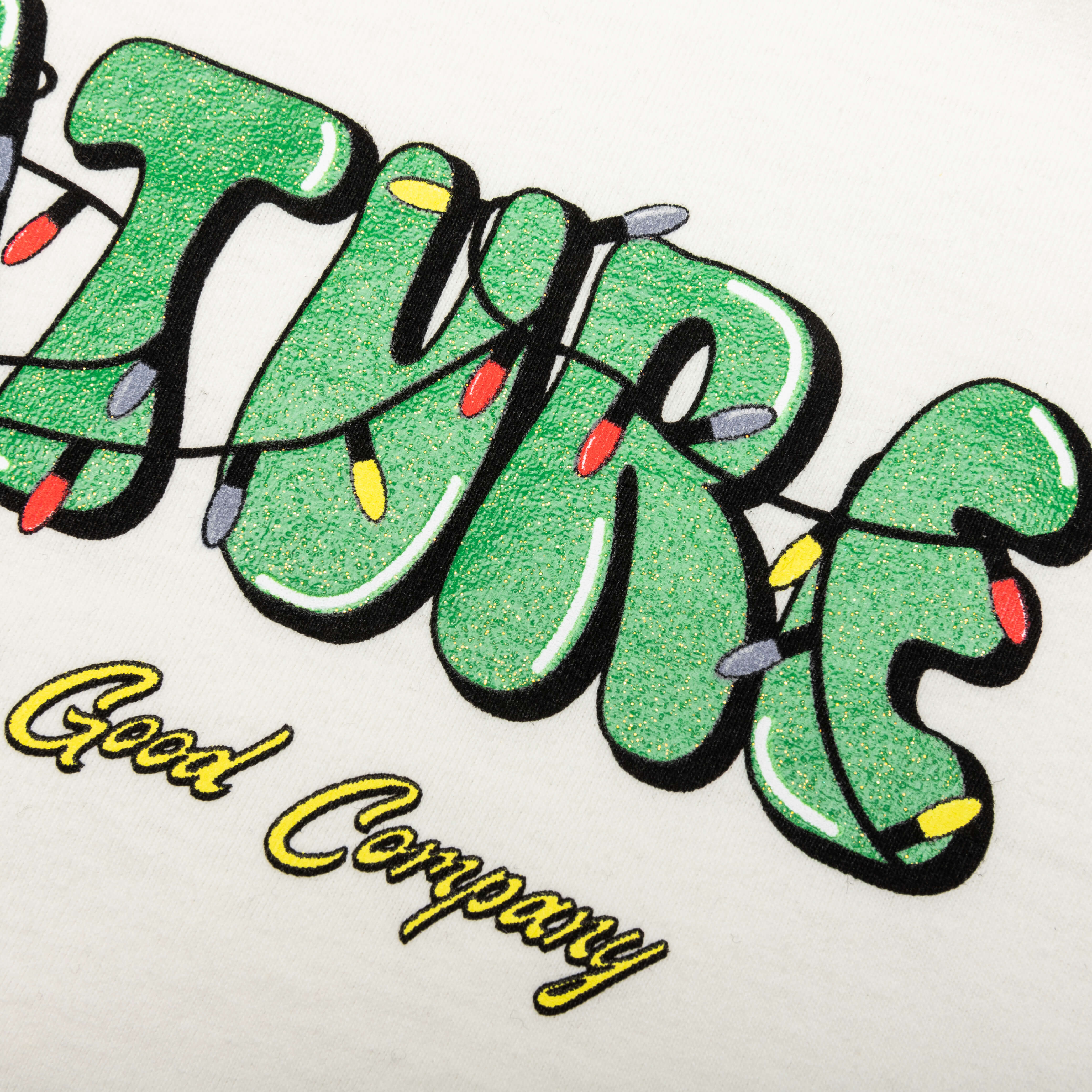 Festive Lights Tee - Cannoli Cream - Image 6