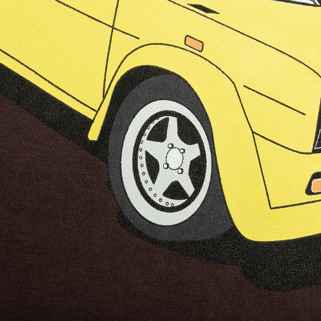 Fire a Fiat Tee S/S Tee - Bitter Chocolate - Image 5