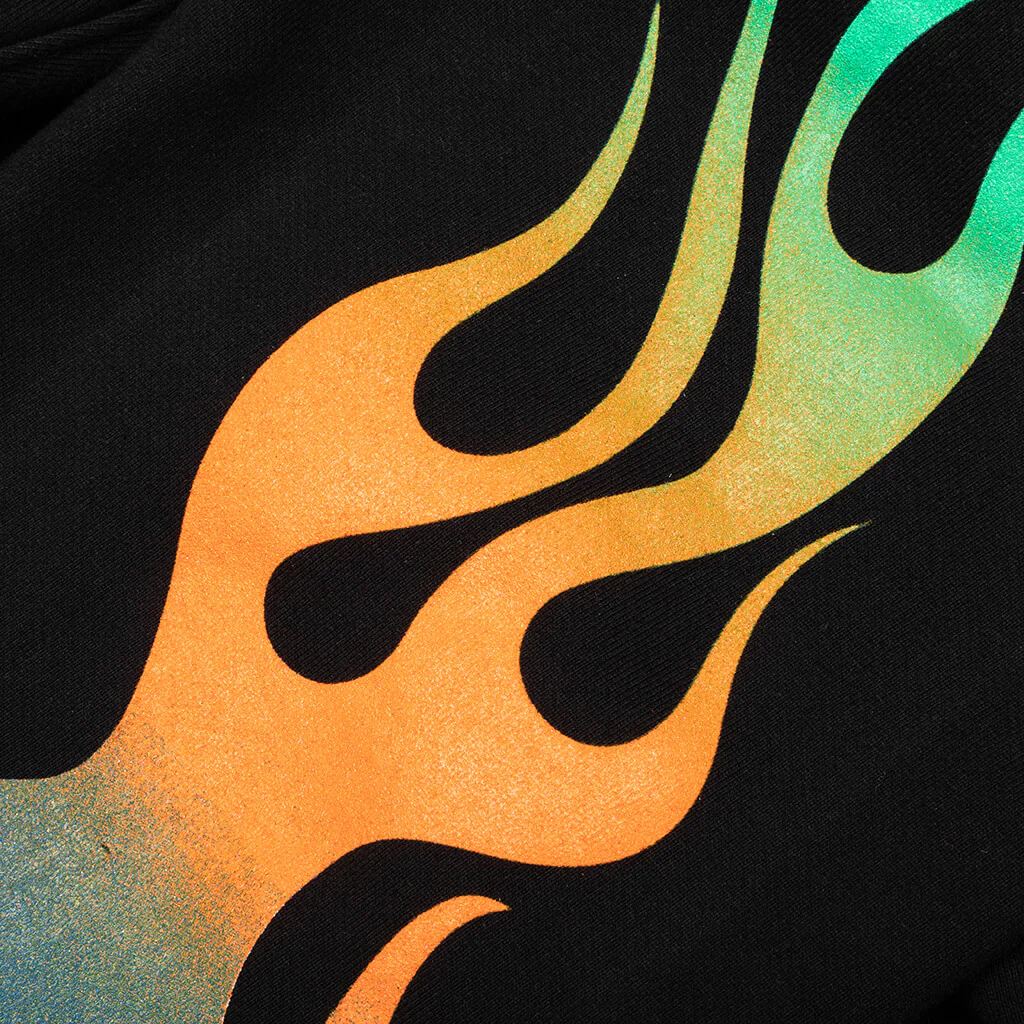 Flame Sweatpants - Black - Image 4
