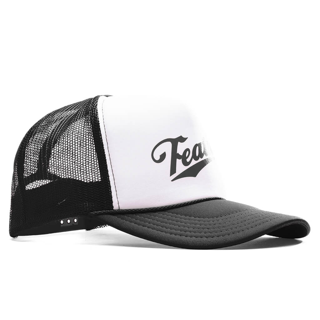 Frew Trucker Hat - Black/White - Image 3