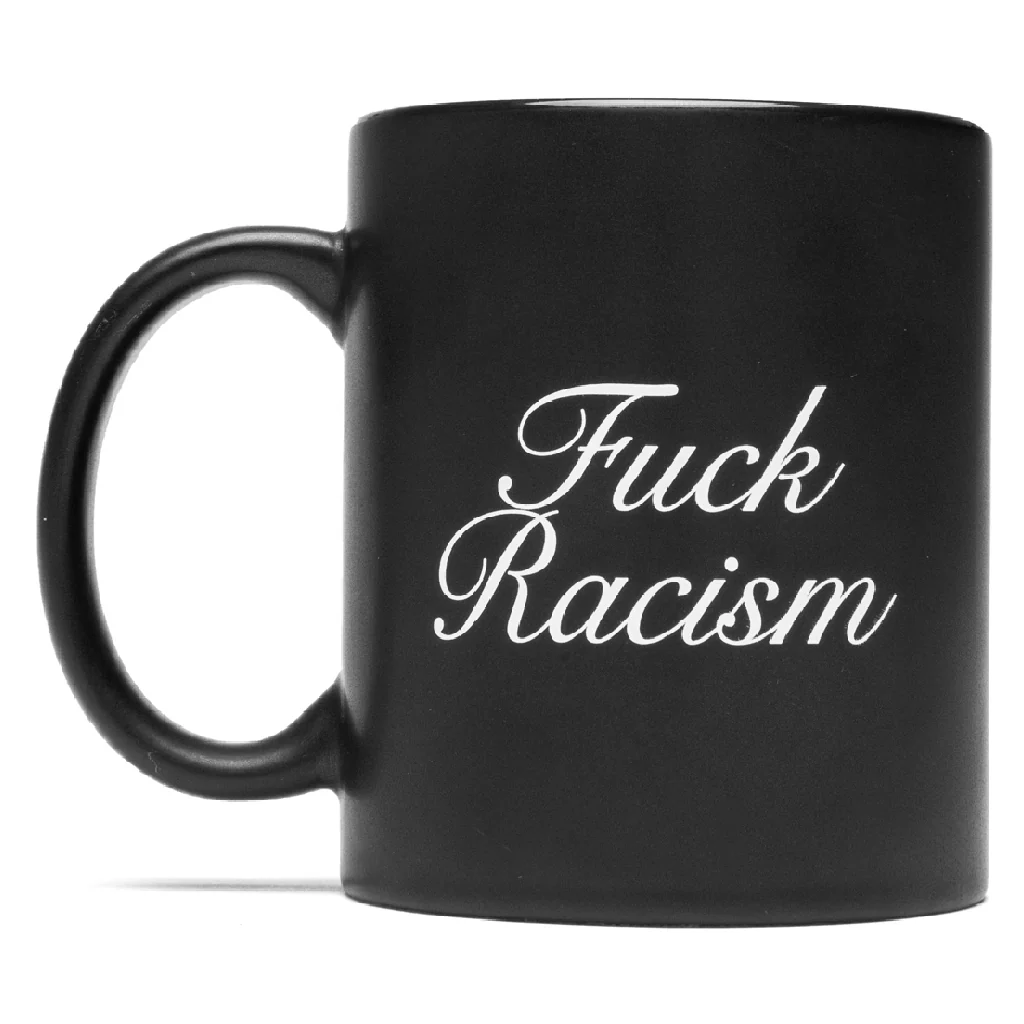 Fuck Racism Mug - Matte Black