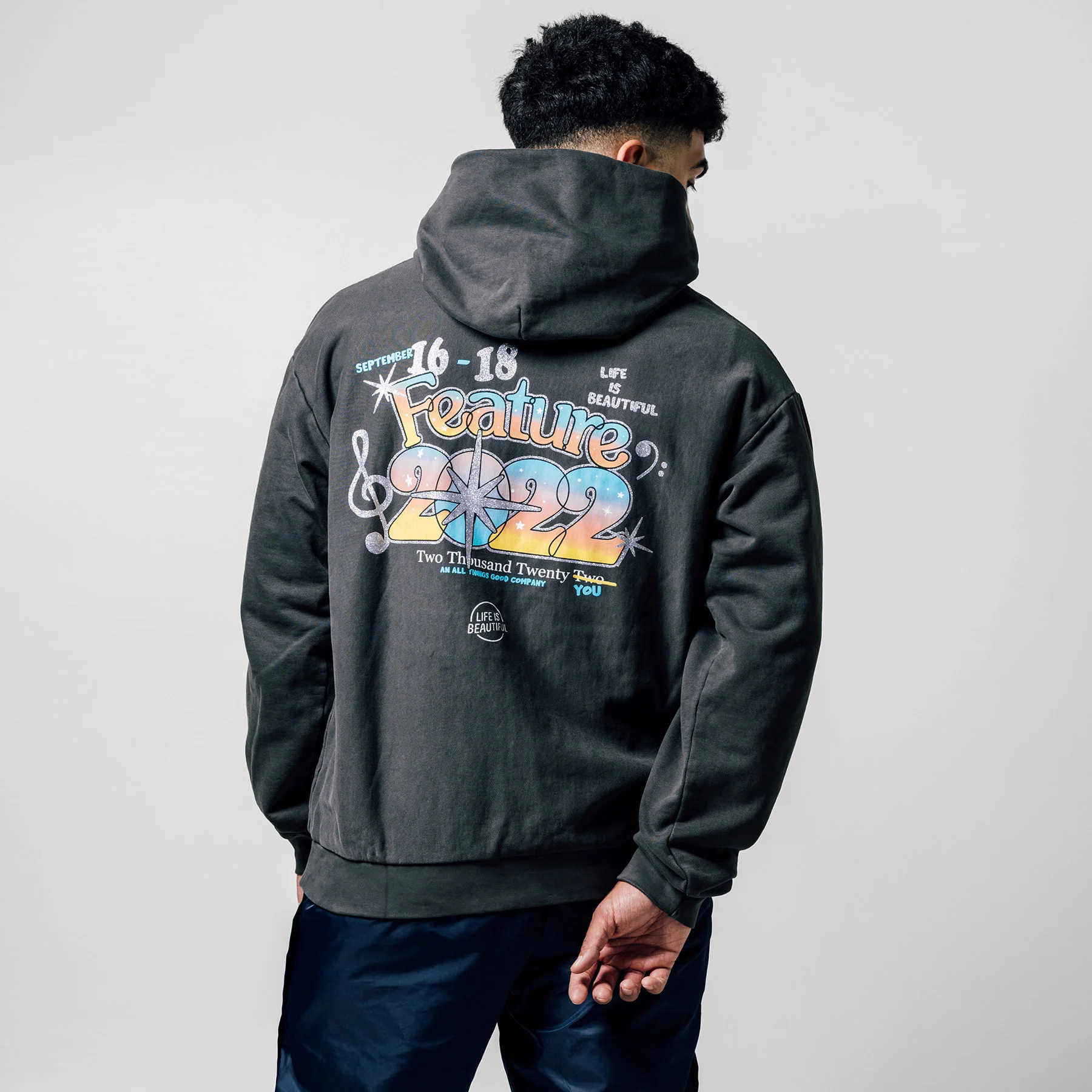 Grateful Hoodie - Pigment Black - Image 8