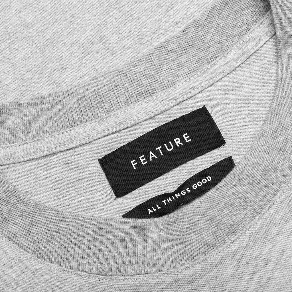 Haring Tee - Heather Grey - Image 3