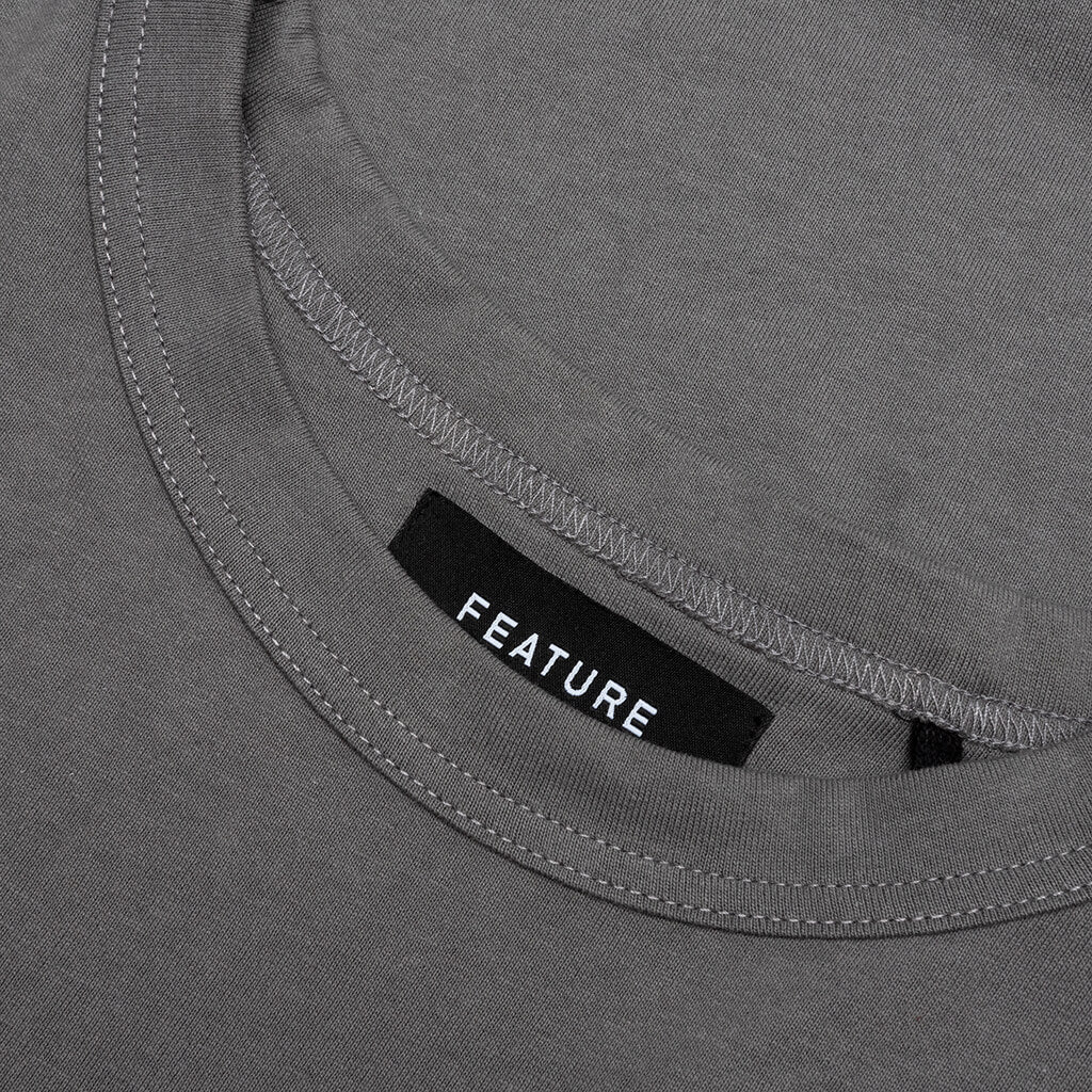 Jersey Braque Pocket Tee - Charcoal - Image 3
