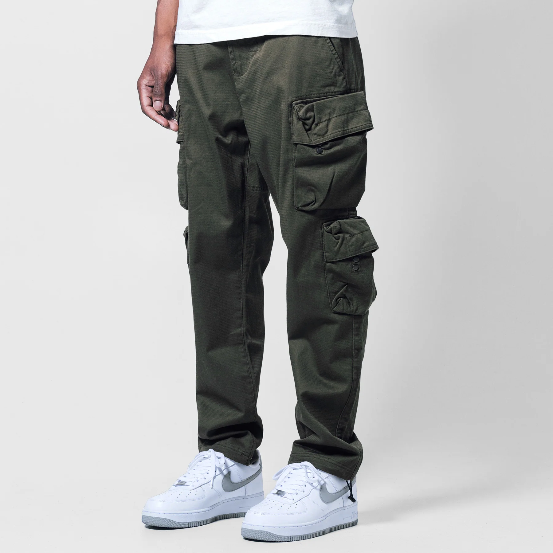 Keane Cargo Pants - Medium Brown - Image 8