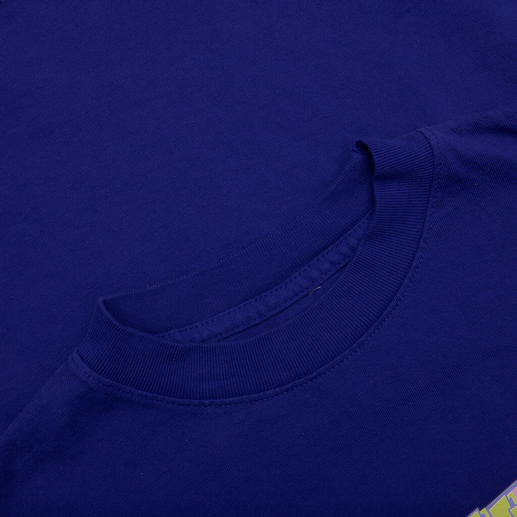 Kids Retro Tee - Cobalt Blue - Image 3