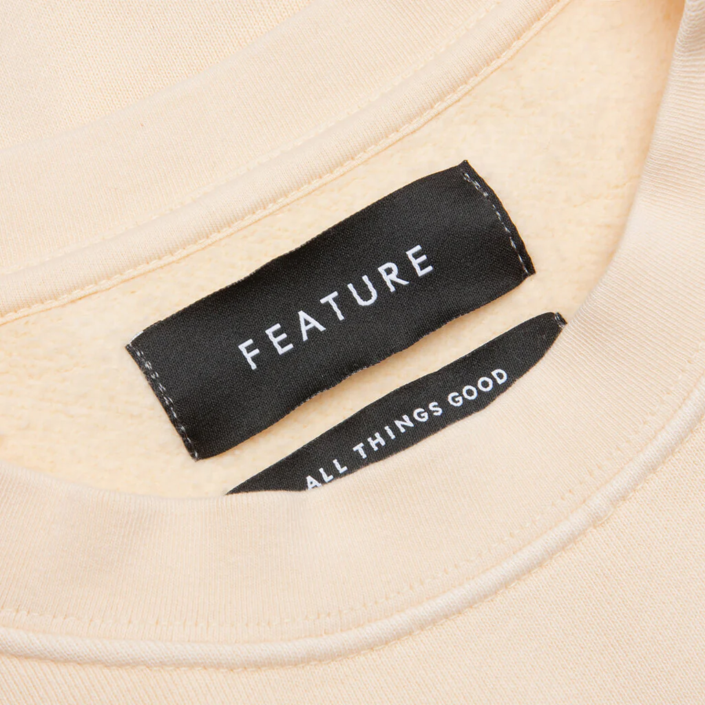 Multi ATG Crewneck - Almond Oil - Image 5