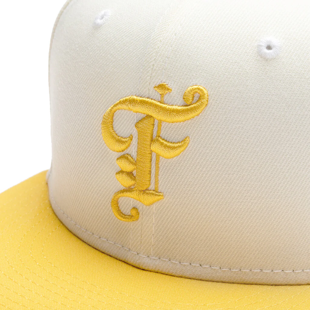 Feature x New Era OE Fitted Cap - Off-White/Grilled Yellow - Image 2