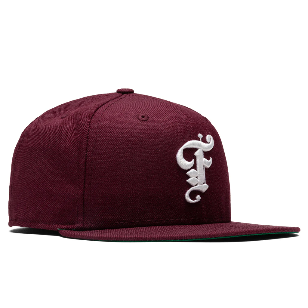 Feature x New Era Plaza Chapter Fitted Cap - Maroon - Image 3