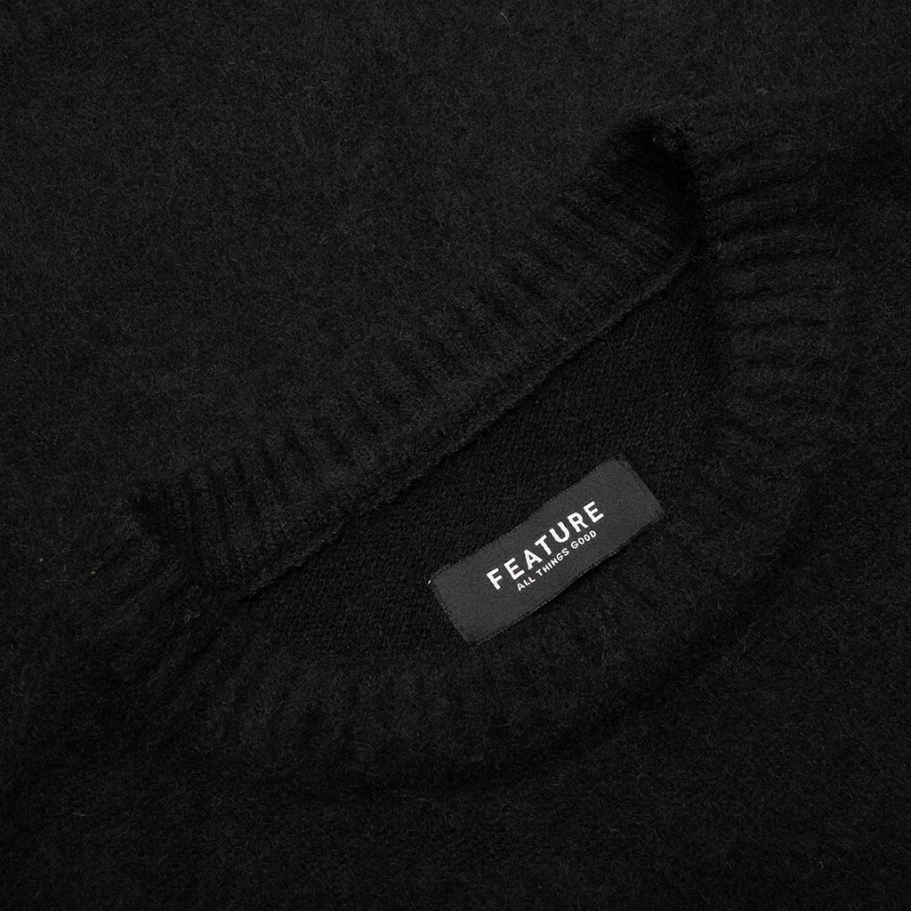 Script Logo Sweater - Black - Image 3