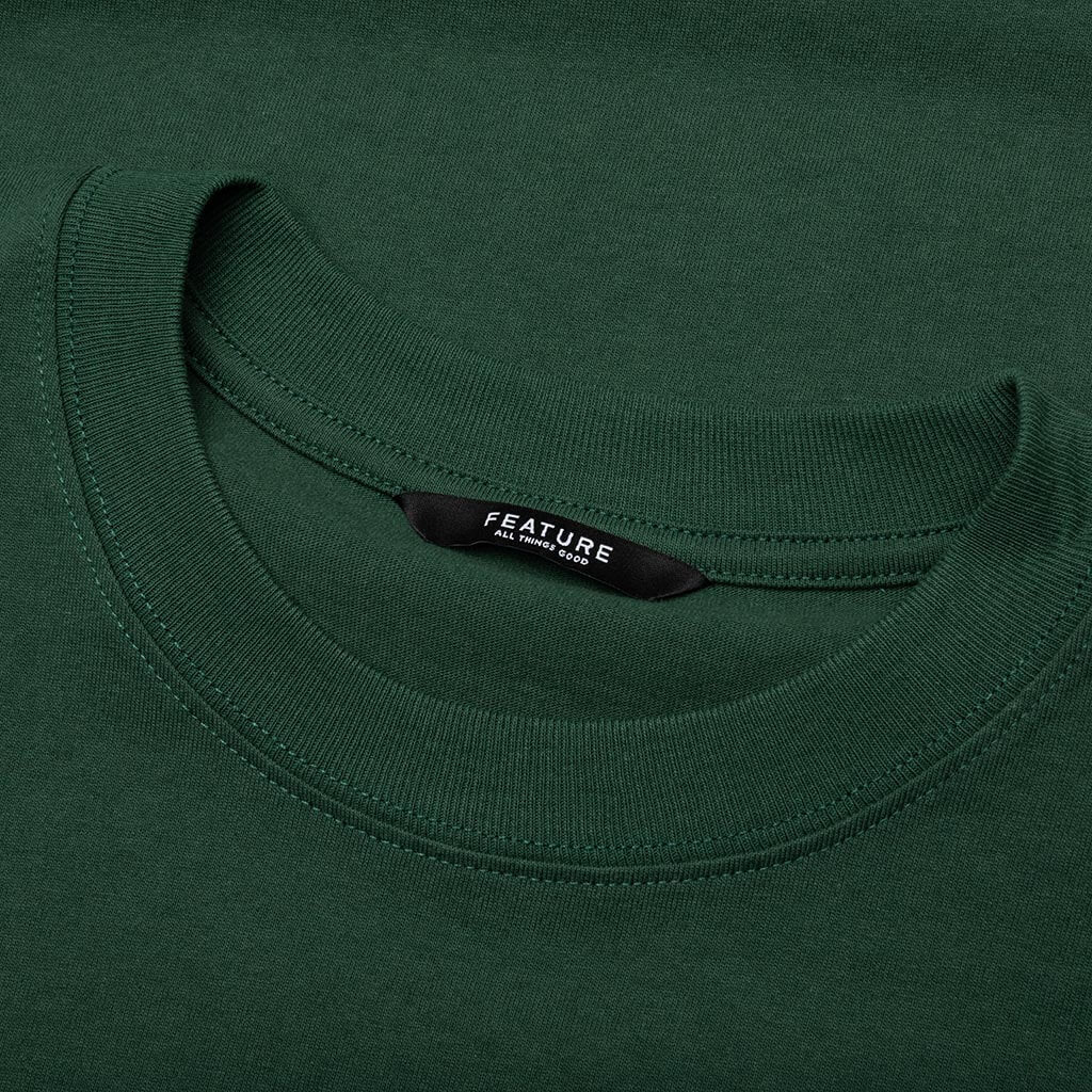 Script Tee - Dark Green - Image 3