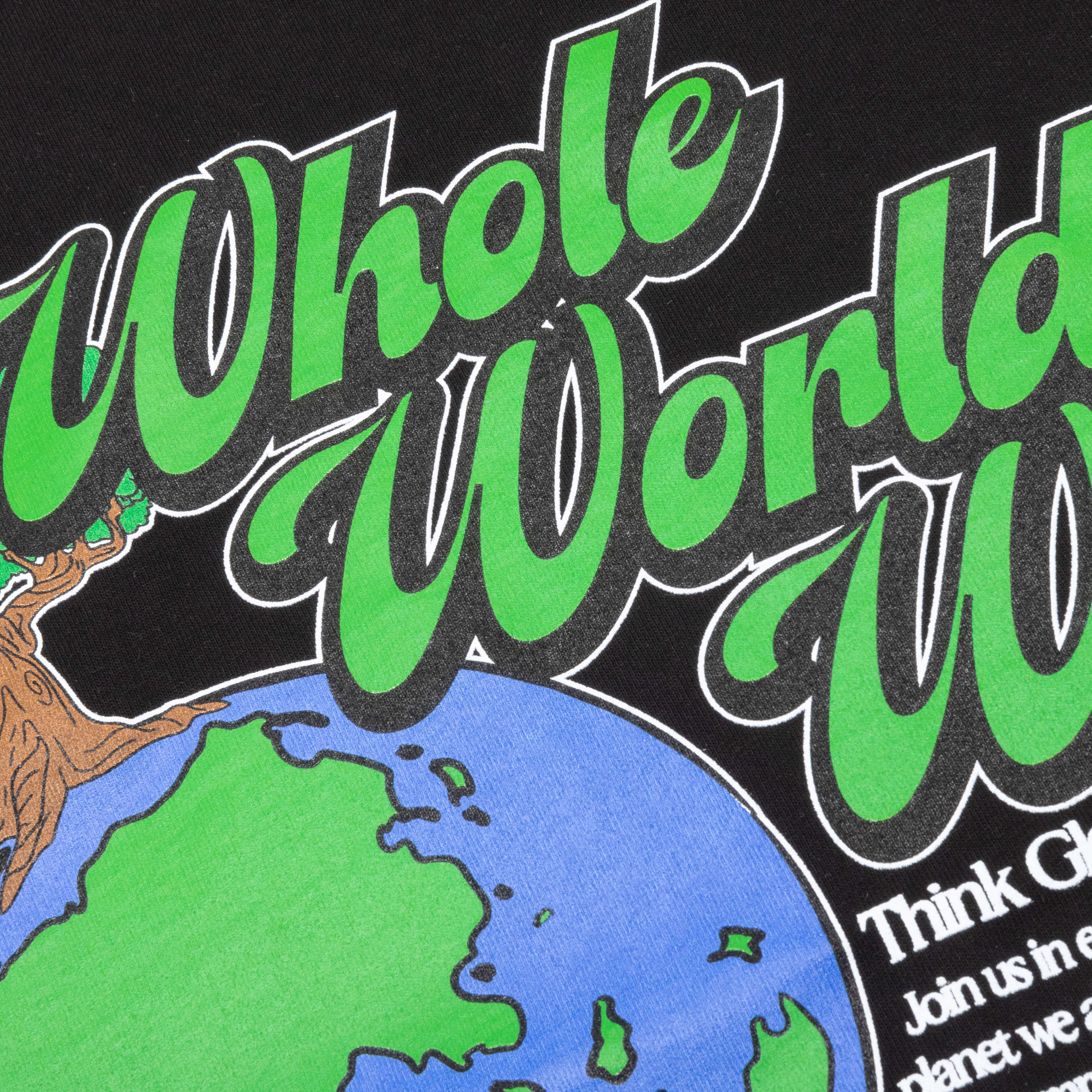 Whole World Wins Tee - Black - Image 3