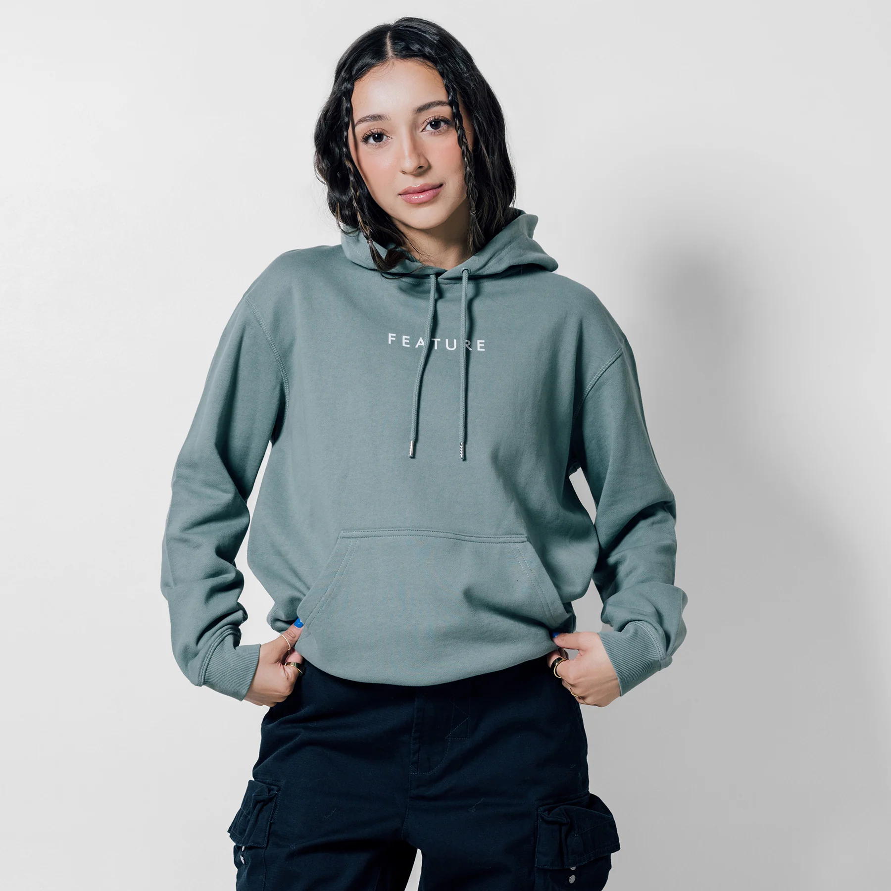 Women's Logo Hoodie - Athletic Heather - Image 6